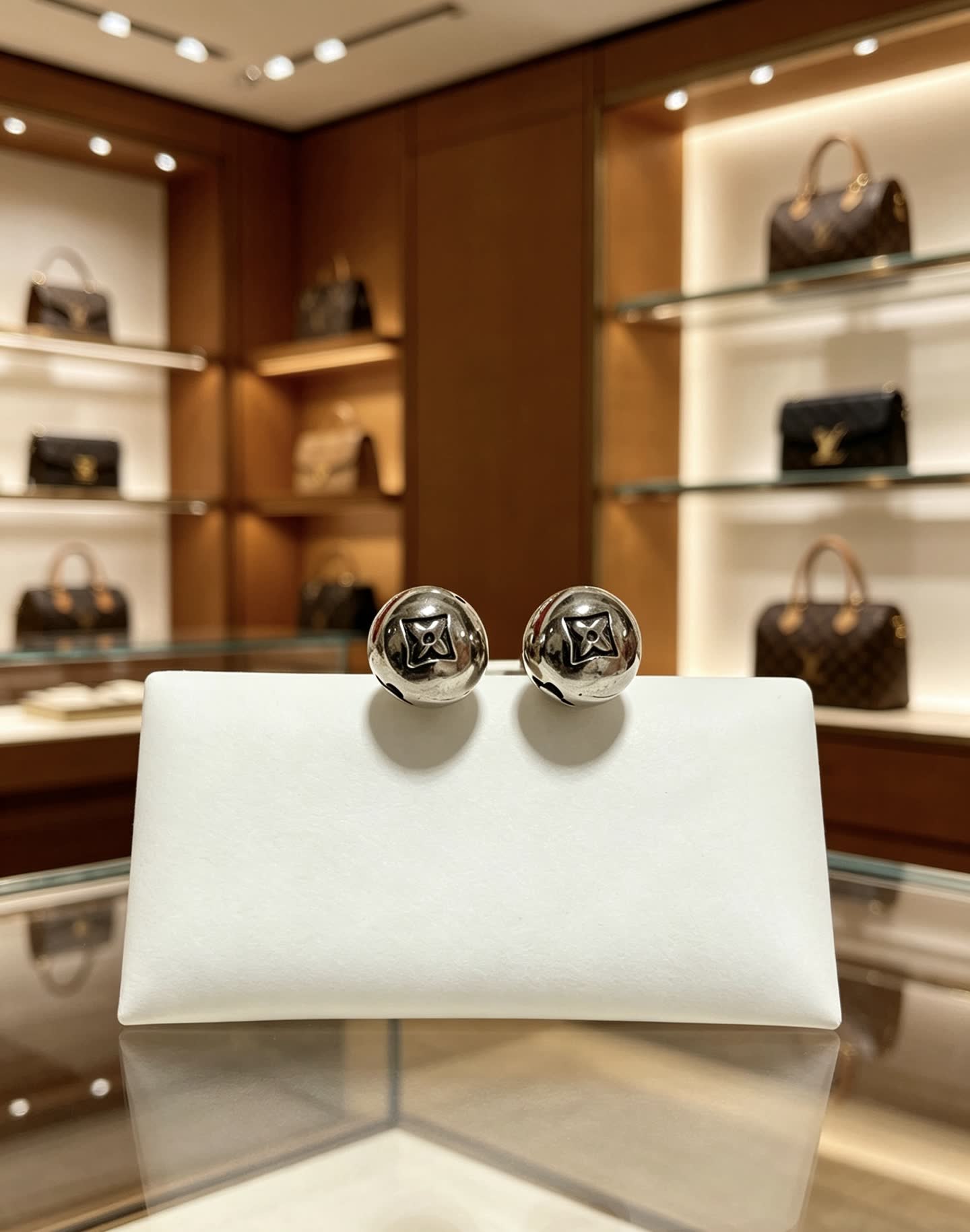 Louis Vuitton Monogram World Tour Earrings